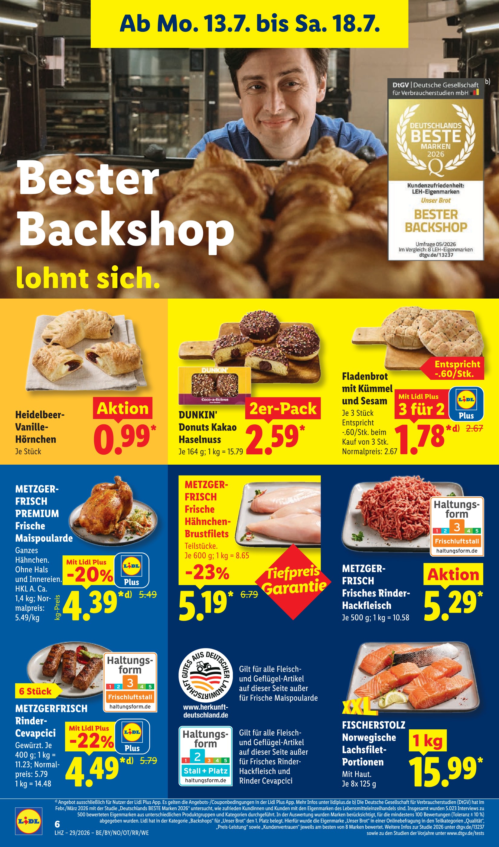 Gebäck Angebot im aktuellen Lidl Prospekt auf Seite 14